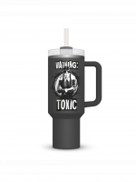 Trinkflasche Wednesday - Warning: Toxic