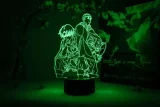 Tischlampe Attack on Titan - Levi & Erwin Smith - Manga
