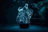 Tischlampe Attack on Titan - Levi & Erwin Smith - Anime