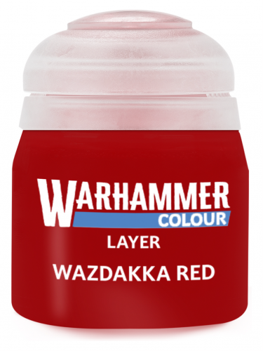 Warhammer Colour Layer Paint (Wazdakka Rot) - Deckfarbe Rot