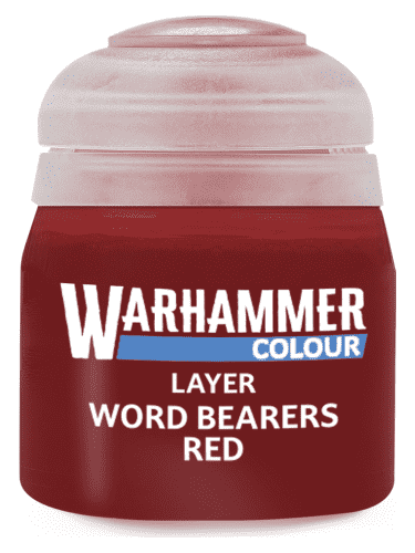 Warhammer Colour Layer Paint (Word Bearers) - Deckfarbe, Rot