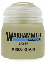 Citadel Layer Paint (Krieg Khaki) - Deckfarbe, Grün