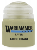 Citadel Layer Paint (Krieg Khaki) - Deckfarbe, Grün