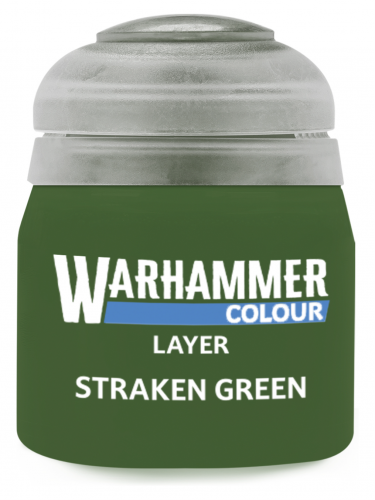 Warhammer Colour Layer Paint (Straken Green) - Deckfarbe, Grün