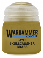 Warhammer Colour Layer Paint (Skullcrusher Brass) - Deckfarbe