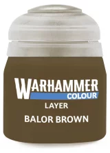 Warhammer Colour Layer Paint (Balor Brown) - Deckfarbe, Braun