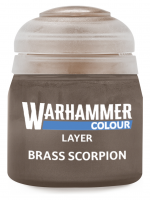 Warhammer Colour Layer Paint (Brass Scorpion) - Deckfarbe, Braun