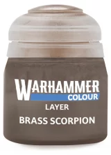 Warhammer Colour Layer Paint (Brass Scorpion) - Deckfarbe, Braun