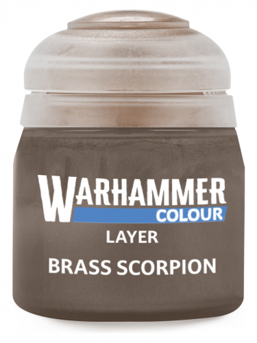 Warhammer Colour Layer Paint (Brass Scorpion) - Deckfarbe, Braun