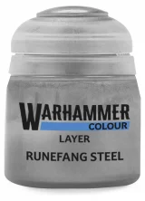 Warhammer Colour Layer Paint (Runefang Steel) - Deckfarbe, Stahl