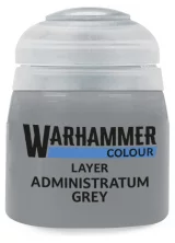 Warhammer Colour Layer Paint (Administratum Grey) - Deckfarbe, Grau