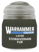 Warhammer Colour Layer Paint (Stormvermin Fur) - Deckfarbe, Grau