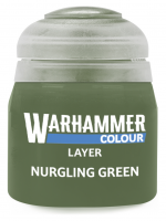 Warhammer Colour Layer Paint (Nurgling Green) - Deckfarbe, Grün