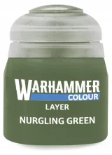 Warhammer Colour Layer Paint (Nurgling Green) - Deckfarbe, Grün