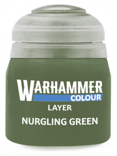 Warhammer Colour Layer Paint (Nurgling Green) - Deckfarbe, Grün