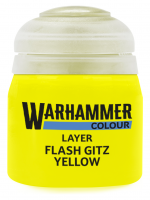 Warhammer Colour Layer Paint (Flash Gitz Yellow) - Abdeckfarbe, gelb