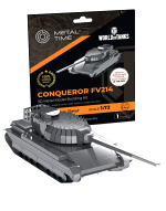 Baukasten World of Tanks - Conqueror FV214 (Metallbehälter)