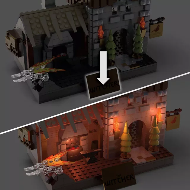 Baukasten Hexer - Geralt's Griffin Hunt (Mega Construx)