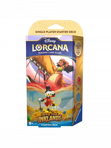 Kartenspiel Lorcana: Into the Inklands - Rubin / Saphir Starter Deck (ENGLISCHE VERSION)