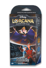 Kartenspiel Lorcana: Rise of the Floodborn - Amber / Sapphire Starter Deck (ENGLISCHE VERSION)