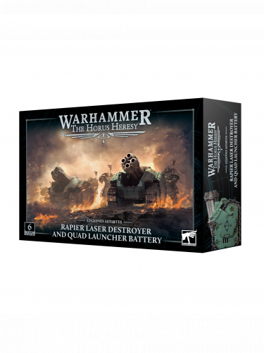 Warhammer: Horus Heresy - Legiones Astartes - Rapier Laser Destroyer and Quad Launcher Battery (6 Figuren)
