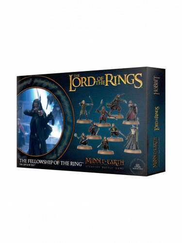 Brettspiel The Lord of the Rings - Middle-Earth Strategy Battle Game - The Fellowship of the Ring (9 Figuren)