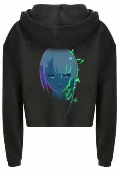 Herrenkapuzenpullover Cyberpunk: Edgerunners - Neon Lucy Cropped