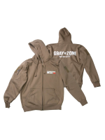 Hoodie Gray Zone Warfare - Logo (mit Reißverschluss)