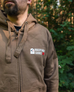 Hoodie Gray Zone Warfare - Logo (mit Reißverschluss)