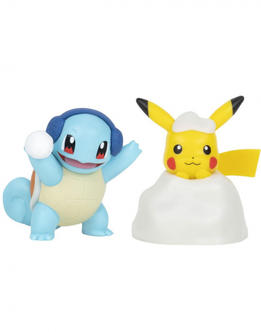 Figur Pokémon - Pikachu and Squirtle Holiday (Battle Figur Pack)