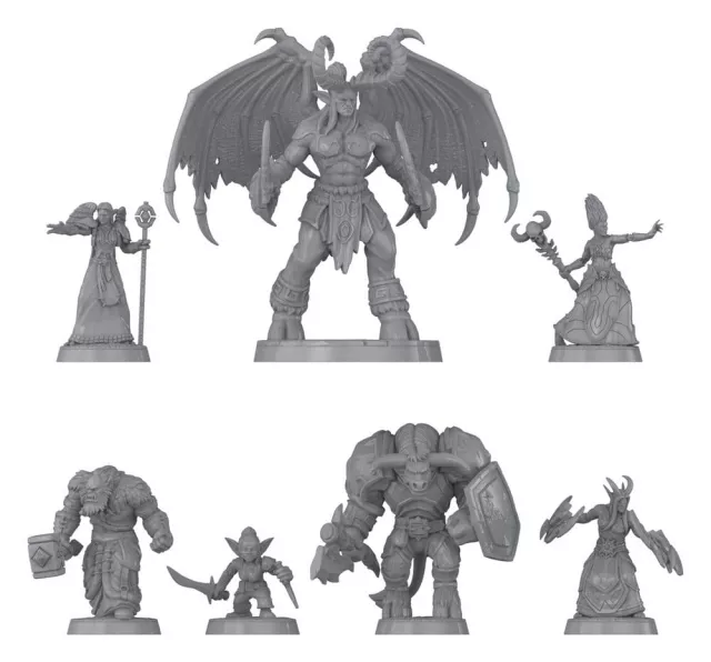 Figurenset Dungeons & Dragons x World of Warcraft (Set 1) - Figuren