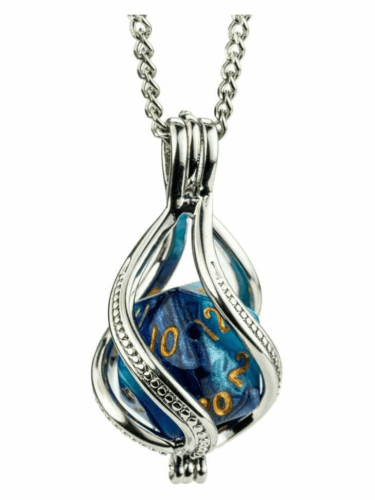 Halskette FanRoll - Caged Dice D20 (Lair Wear)