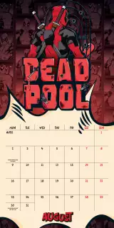 Kalender Deadpool 2027 - Marvel