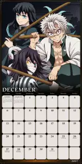 Kalender Demon Slayer 2027 - Anime