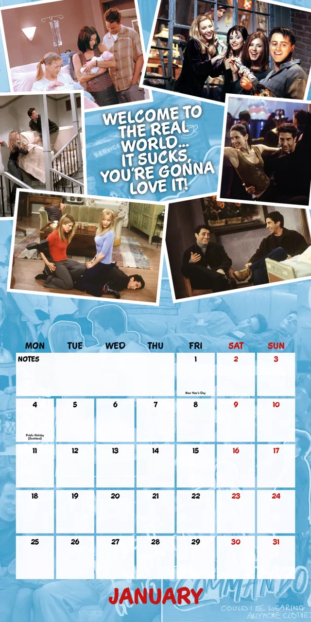 Kalender Friends 2027