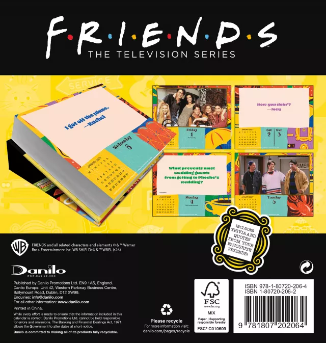 Kalender Friends 2027 (Tisch)
