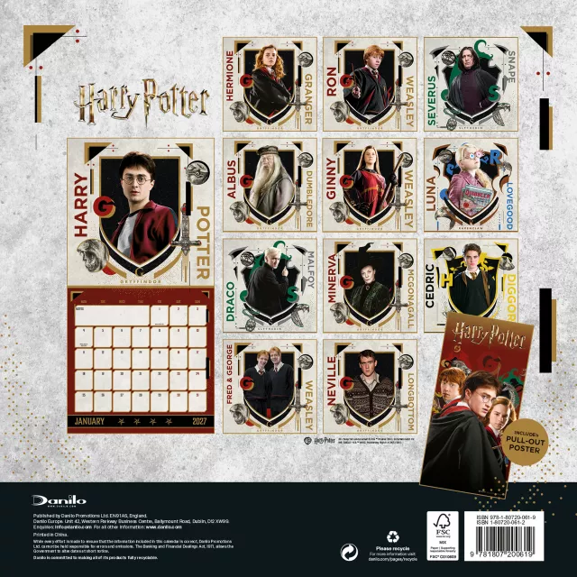Kalender Harry Potter 2027