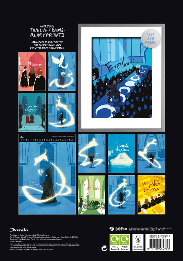Kalender Harry Potter Deluxe 2027 (A3)