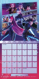 Kalender KPop Demon Hunters 2027 (16 Monate, multi-language)