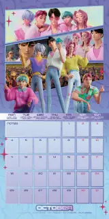 Kalender KPop Demon Hunters 2027 (16 Monate, multi-language)
