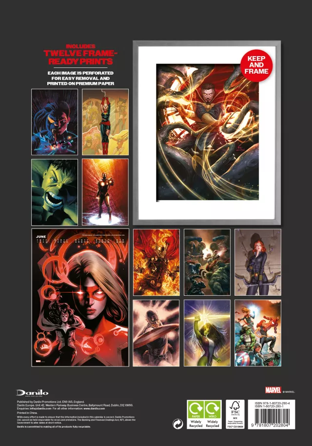 Kalender Marvel Deluxe 2027 (A3)