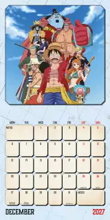 Kalender One Piece 2027 - Anime