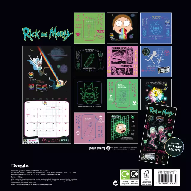 Kalender Rick and Morty 2027 - Rick & Morty