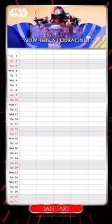 Kalender Star Wars Classic - Family Organiser 2027 (+ Sticker)
