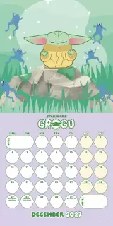 Kalender Star Wars: Grogu 2027 - The Mandalorian