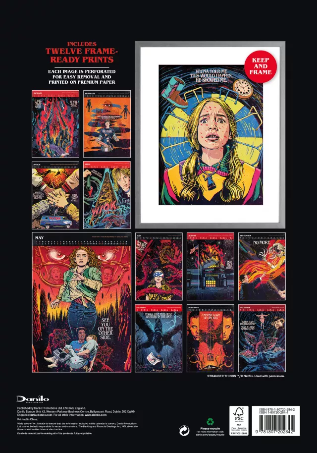 Kalender Stranger Things Deluxe 2027 (A3)