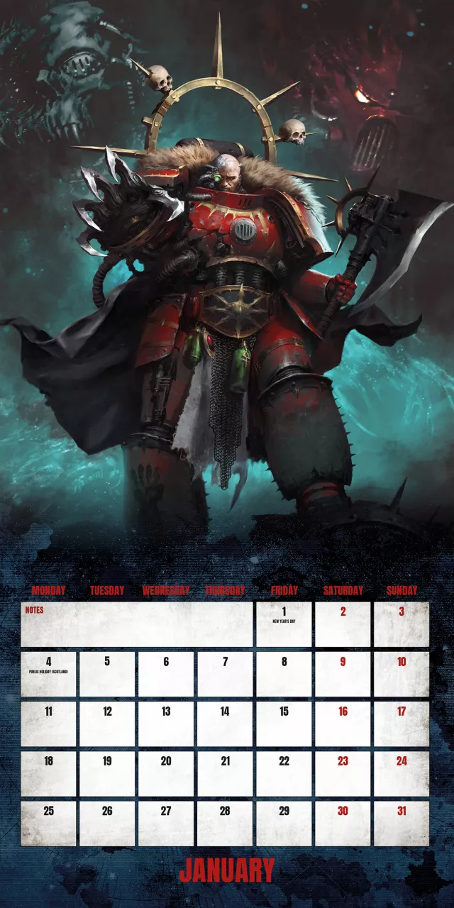 Kalender Warhammer 40,000 (2027)