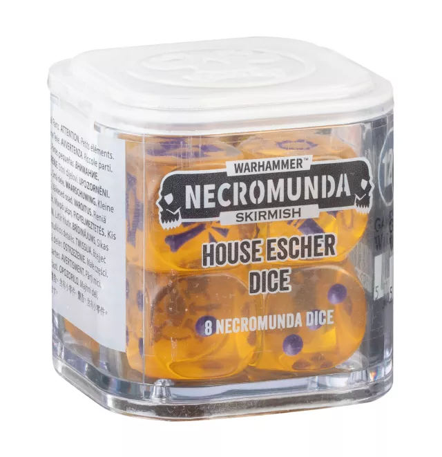 Würfel Warhammer Necromunda - House Escher (8 Stk) - Brettspiel