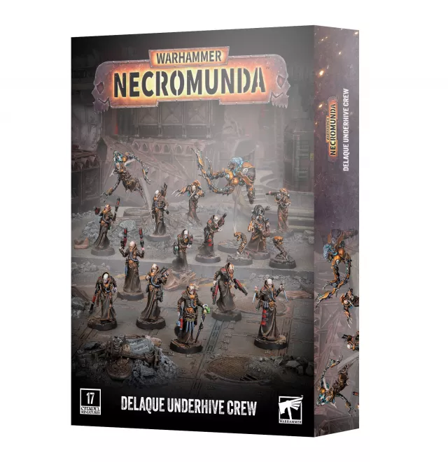 Warhammer Necromunda - Delaque Underhive Crew (17 Figuren) - Brettspiel