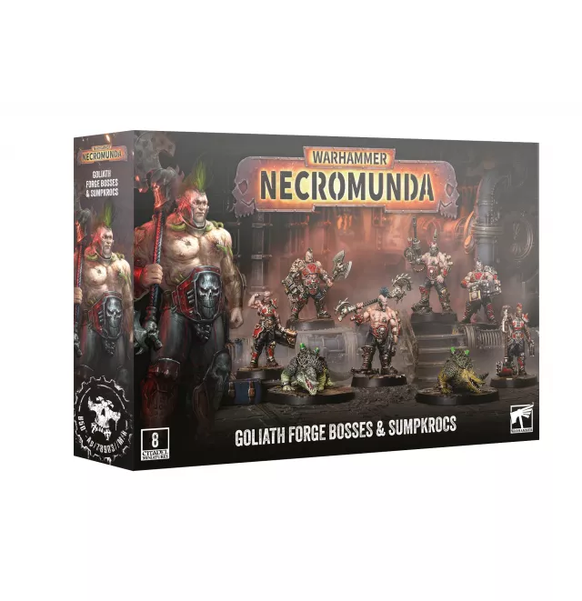 Warhammer: Necromunda - Forge Bosses & Sumpkrocs (8 Figuren) - Brettspiel